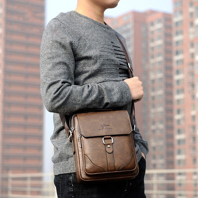 Crossbody Bag Fashion Color Contrast Casual Men